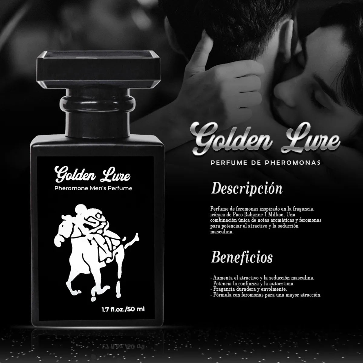 GOLDEN LURE – Perfume Masculino con Feromonas