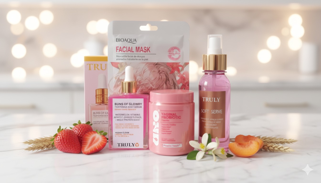 PACK TRULY + PERFUME + URO + MASCARILLA – BRILLA, MÍMATE Y EQUILIBRA TU DÍA